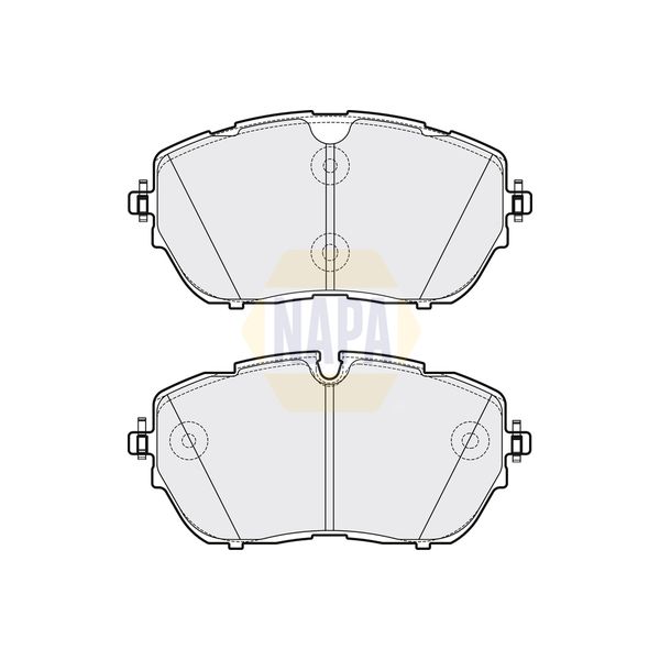NAPA NBP1665 Brake Pads Set