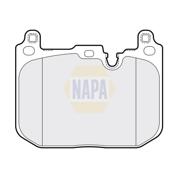 NAPA NBP1667 Brake Pads Set