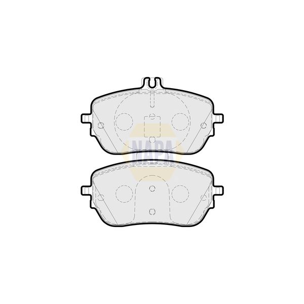 NAPA NBP1670 Brake Pads Set