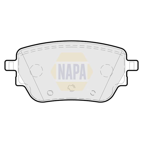 NAPA NBP1672 Brake Pads Set