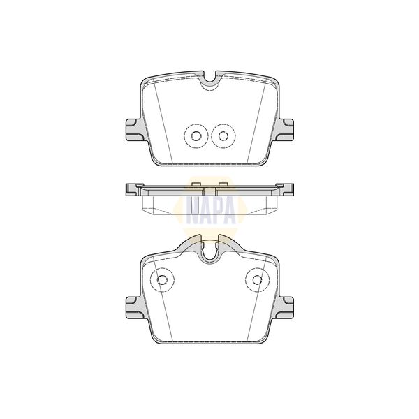 NAPA NBP1676 Brake Pads Set