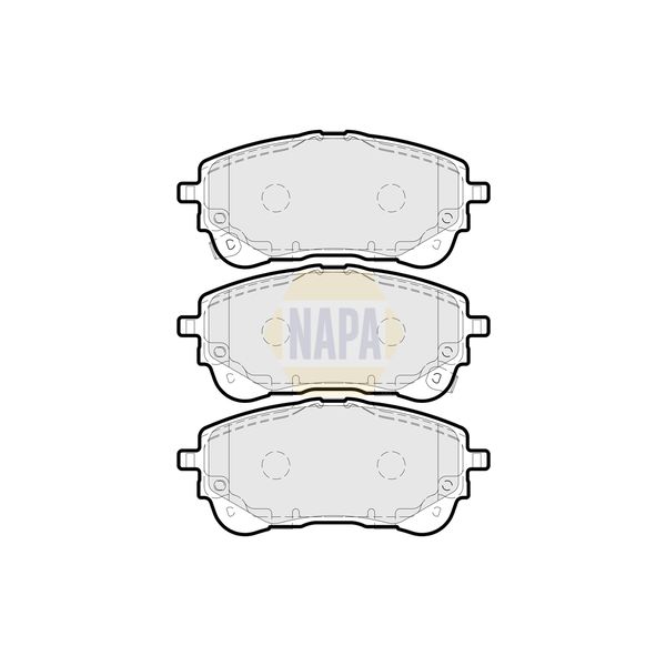 NAPA NBP1680 Brake Pads Set