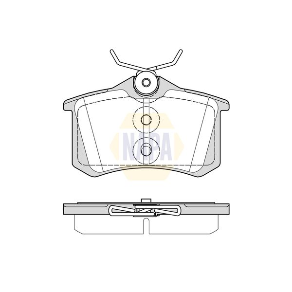 NAPA NBP1683 Brake Pads Set