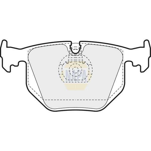 NAPA NBP1689 Brake Pads Set