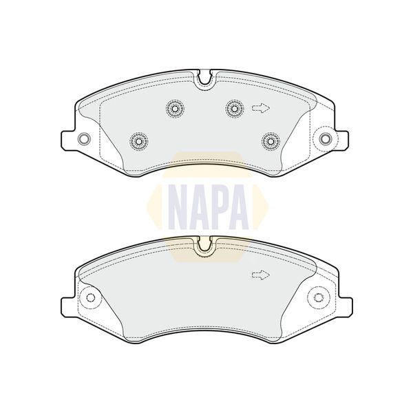 NAPA NBP1691 Brake Pads Set
