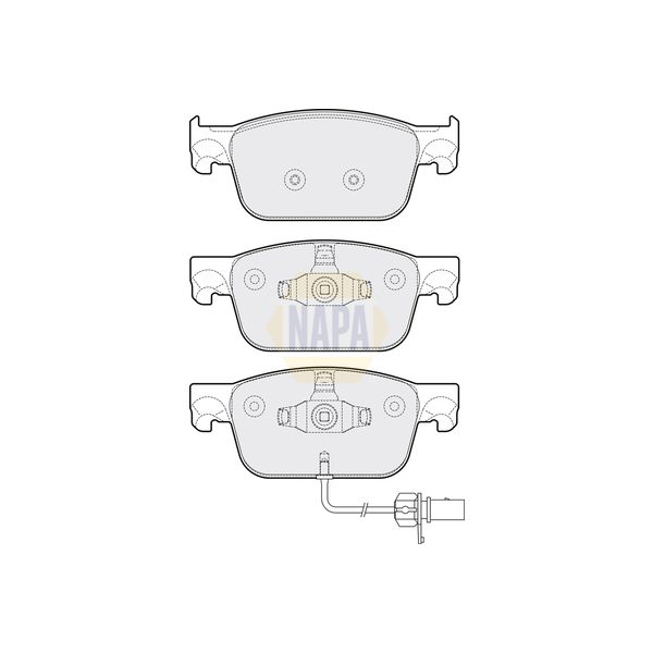 NAPA NBP1692 Brake Pads Set