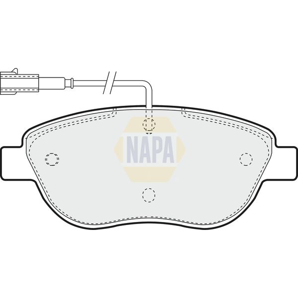 NAPA NBP1693 Brake Pads Set