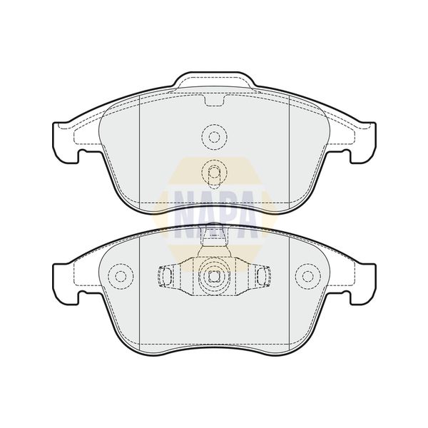 NAPA NBP1694 Brake Pads Set