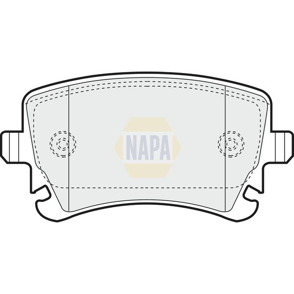 NAPA NBP1698 Brake Pads Set