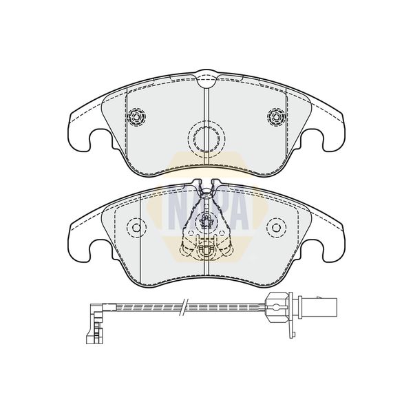NAPA NBP1701 Brake Pads Set