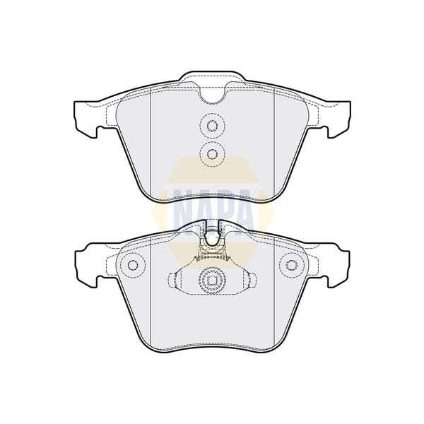 NAPA NBP1702 Brake Pads Set