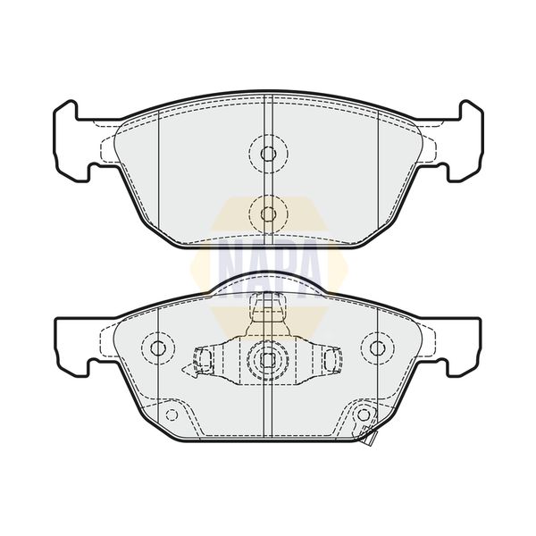 NAPA NBP1703 Brake Pads Set