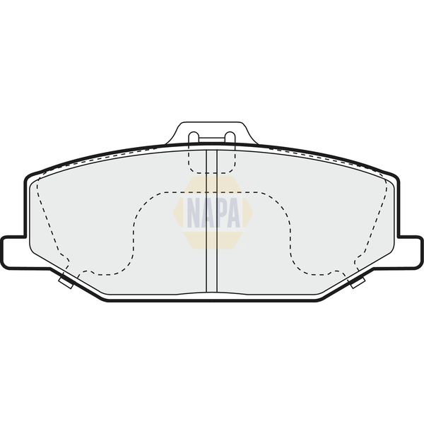 NAPA NBP1704 Brake Pads Set