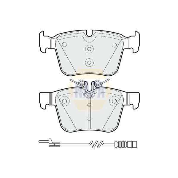 NAPA NBP1714 Brake Pads Set