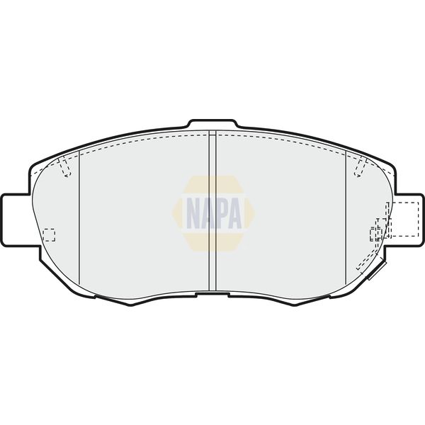 NAPA NBP1721 Brake Pads Set