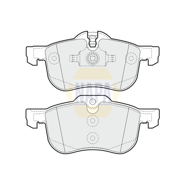 NAPA NBP1722 Brake Pads Set
