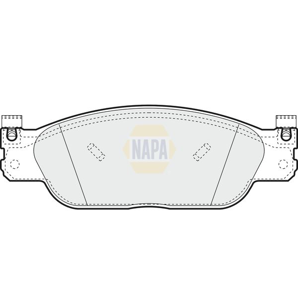 NAPA NBP1725 Brake Pads Set