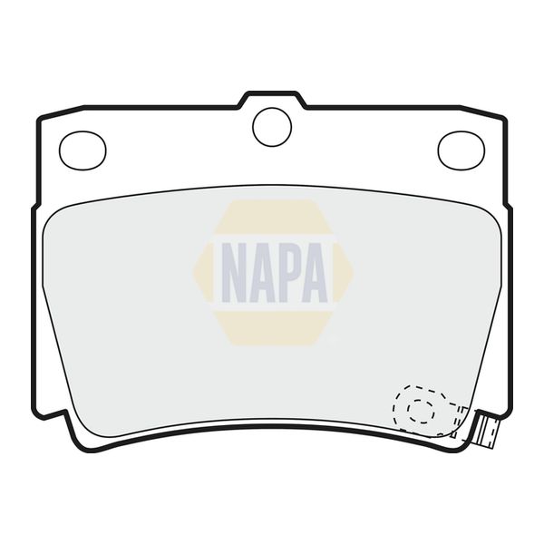 NAPA NBP1728 Brake Pads Set