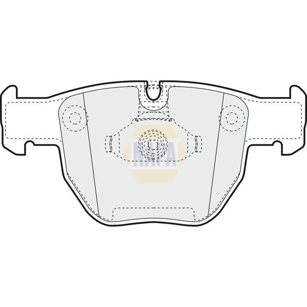 NAPA NBP1734 Brake Pads Set