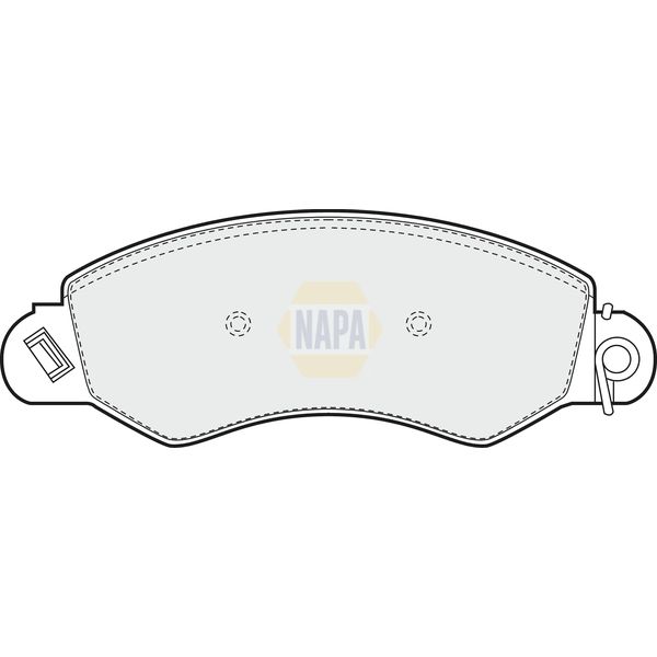 NAPA NBP1747 Brake Pads Set