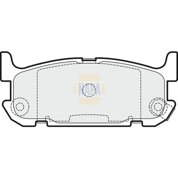 NAPA NBP1748 Brake Pads Set