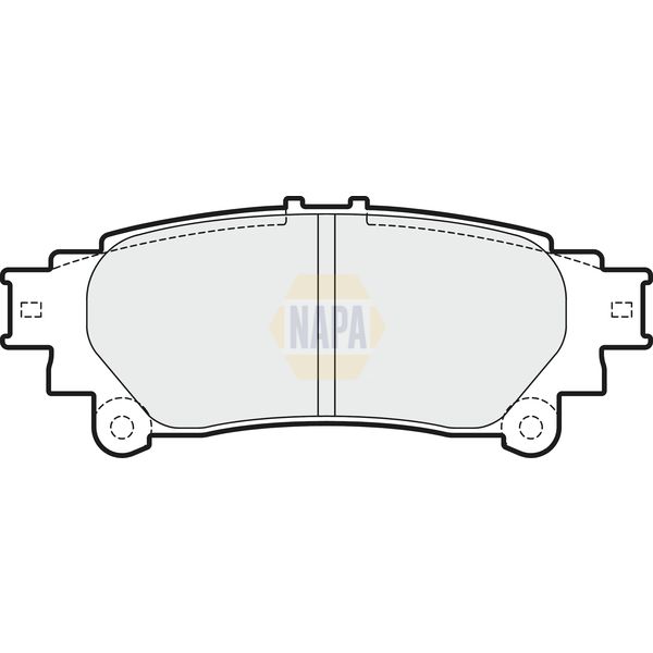 NAPA NBP1760 Brake Pads Set