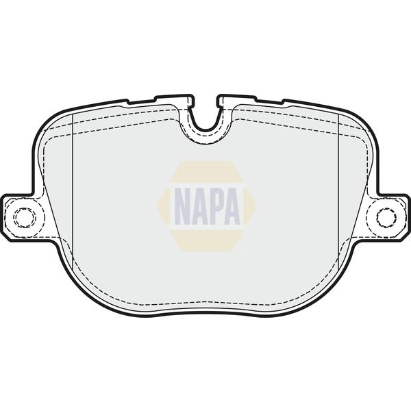 NAPA NBP1762 Brake Pads Set