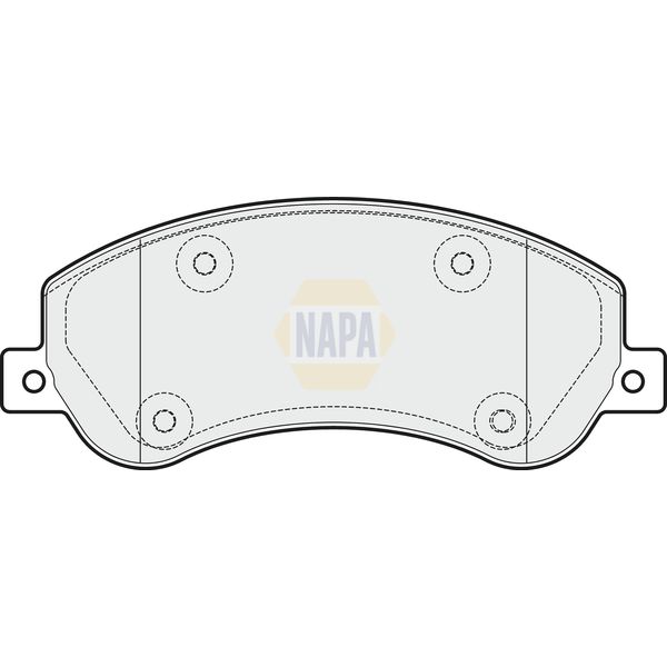 NAPA NBP1768 Brake Pads Set