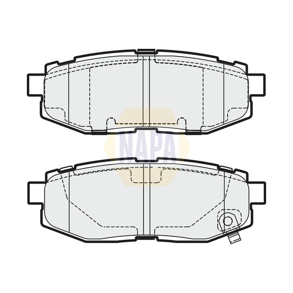 NAPA NBP1773 Brake Pads Set