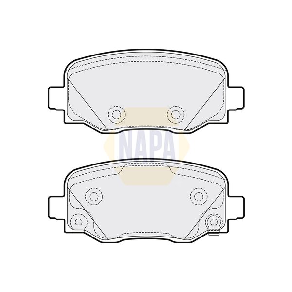 NAPA NBP1779 Brake Pads Set