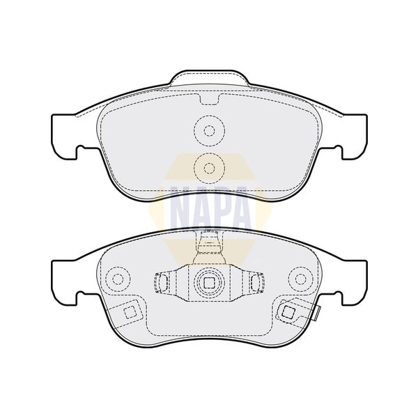 NAPA NBP1782 Brake Pads Set
