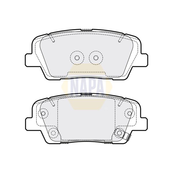 NAPA NBP1784 Brake Pads Set