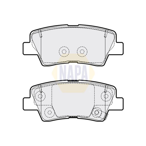 NAPA NBP1785 Brake Pads Set