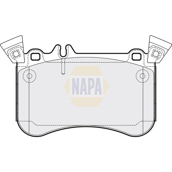 NAPA NBP1786 Brake Pads Set