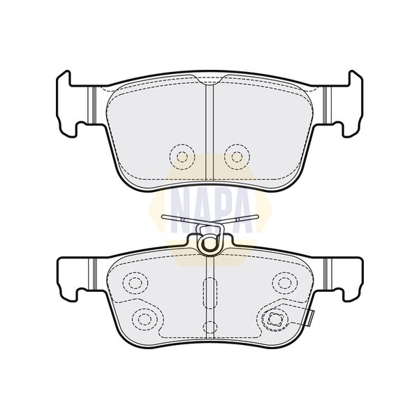 NAPA NBP1787 Brake Pads Set
