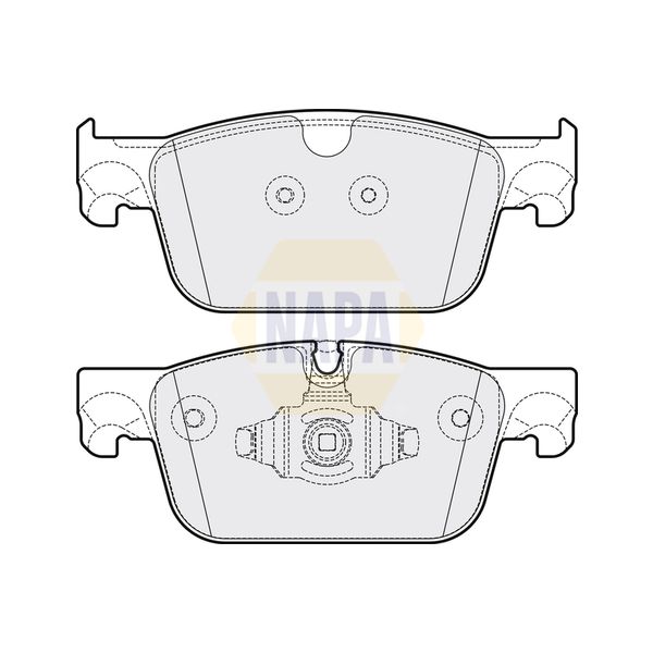 NAPA NBP1789 Brake Pads Set