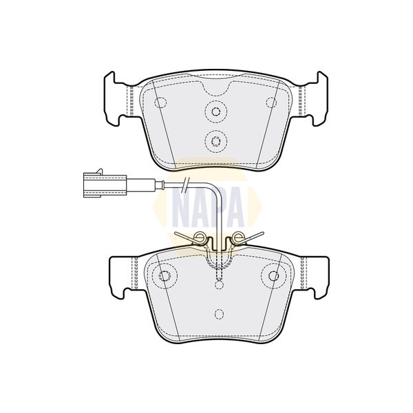 NAPA NBP1791 Brake Pads Set