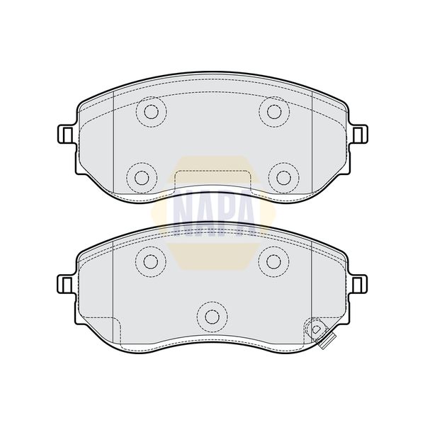 NAPA NBP1798 Brake Pads Set