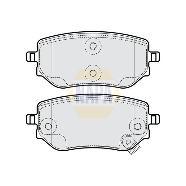 NAPA NBP1799 Brake Pads Set