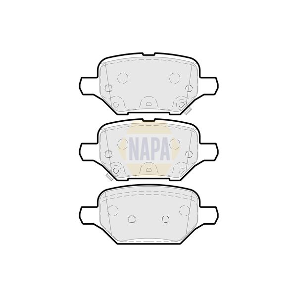 NAPA NBP1800 Brake Pads Set