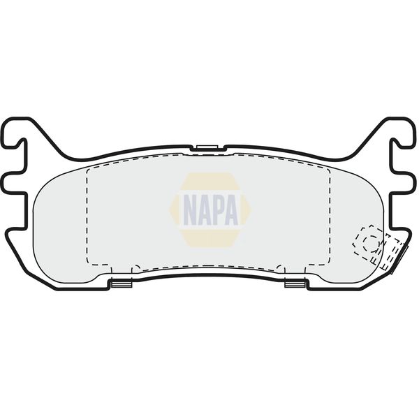 NAPA NBP1808 Brake Pads Set