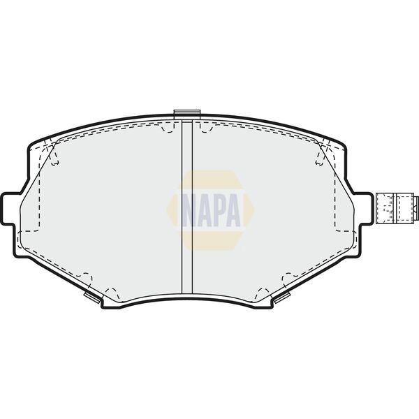 NAPA NBP1809 Brake Pads Set