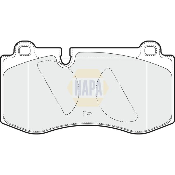 NAPA NBP1812 Brake Pads Set