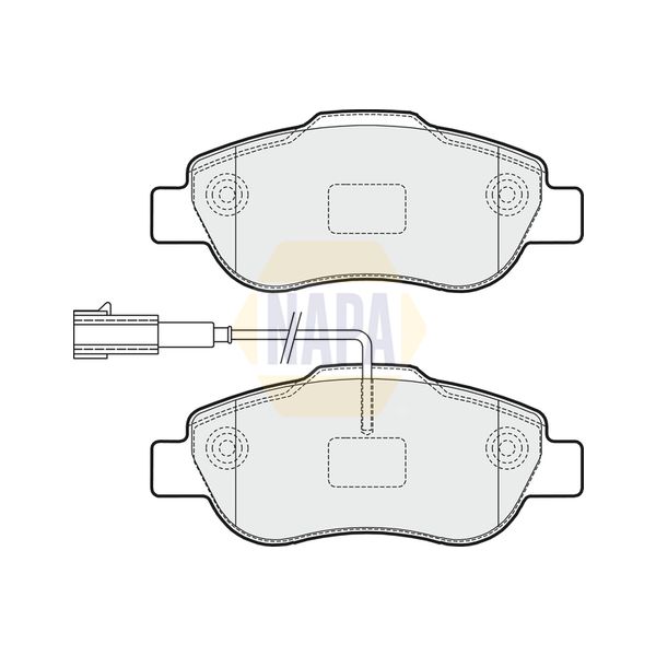 NAPA NBP1815 Brake Pads Set