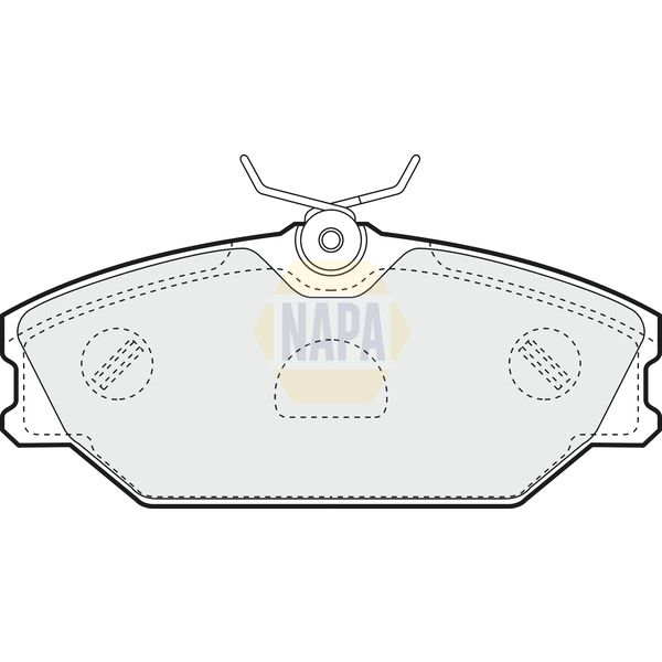 NAPA NBP1007 Brake Pads Set