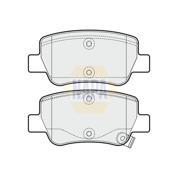 NAPA NBP1031 Brake Pads Set