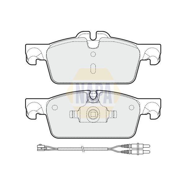 NAPA NBP1069 Brake Pads Set