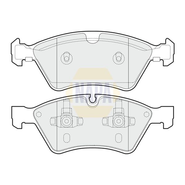 NAPA NBP1118 Brake Pads Set