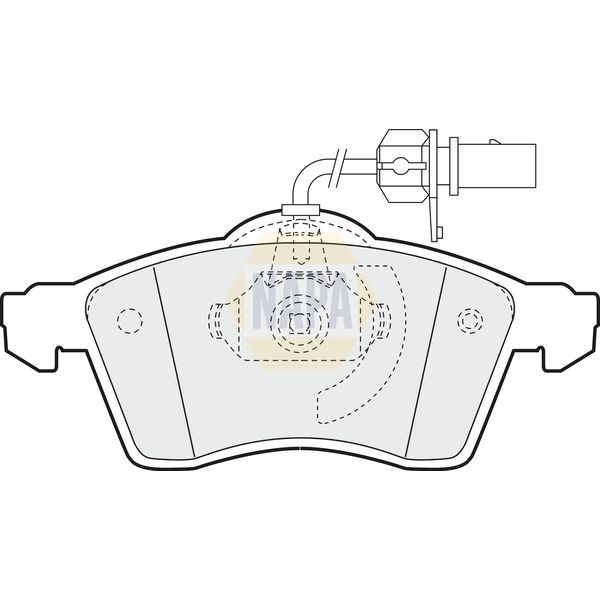 NAPA NBP1219 Brake Pads Set