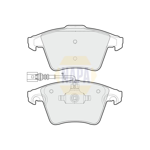 NAPA NBP1312 Brake Pads Set